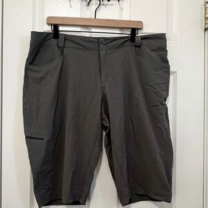 Outdoor Research Shorts Womens 14 Gray Cargo Bermuda Outdoor Casual Adult
